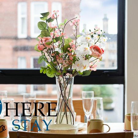 Bright 1 Bedroom Apartment-Private Parking Glasgow Exterior foto
