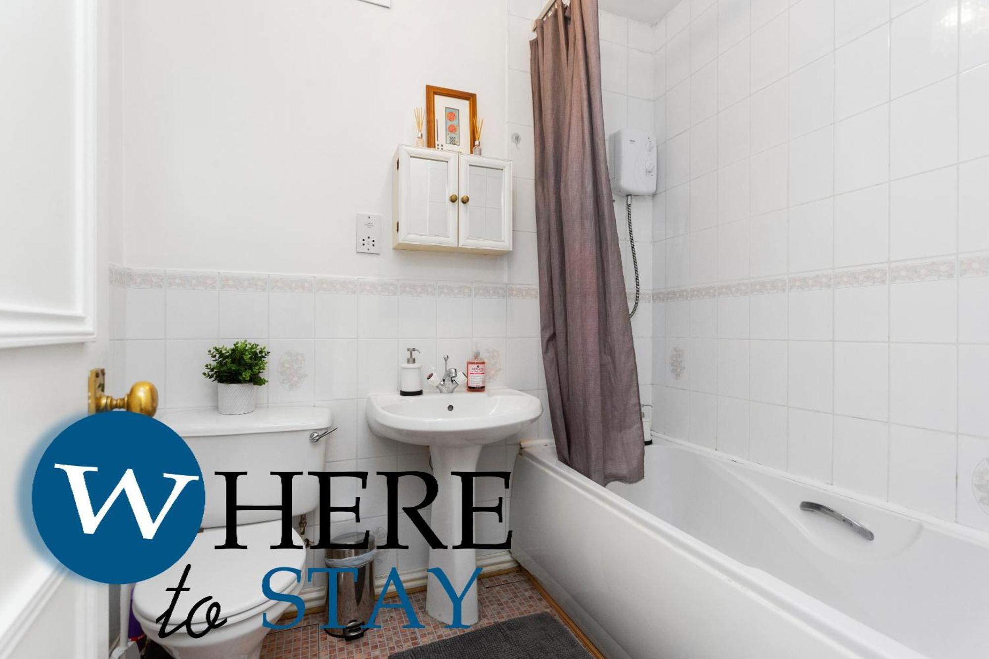 Bright 1 Bedroom Apartment-Private Parking Glasgow Exterior foto