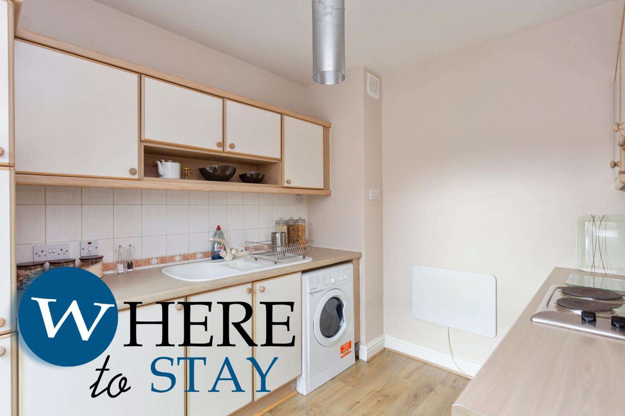 Bright 1 Bedroom Apartment-Private Parking Glasgow Exterior foto