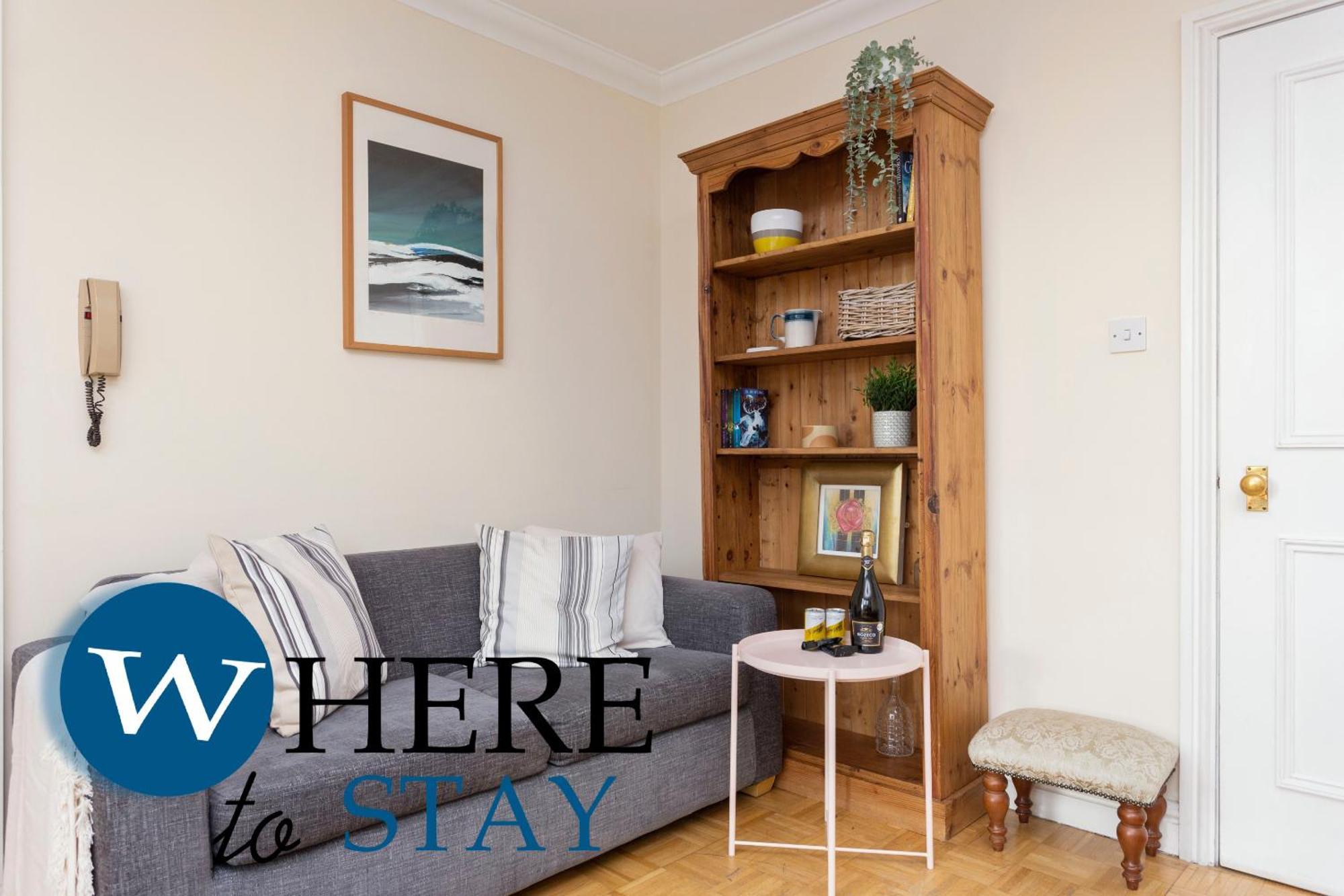 Bright 1 Bedroom Apartment-Private Parking Glasgow Exterior foto