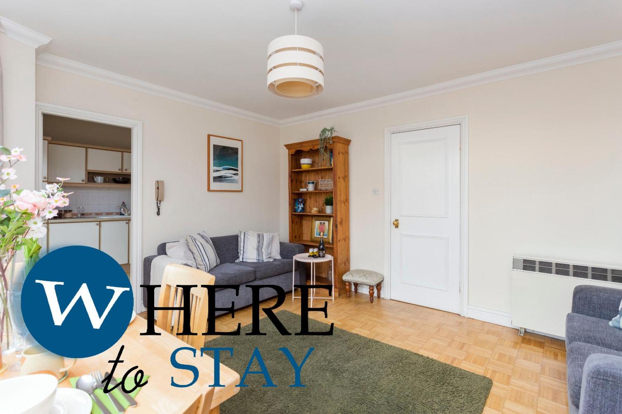 Bright 1 Bedroom Apartment-Private Parking Glasgow Exterior foto