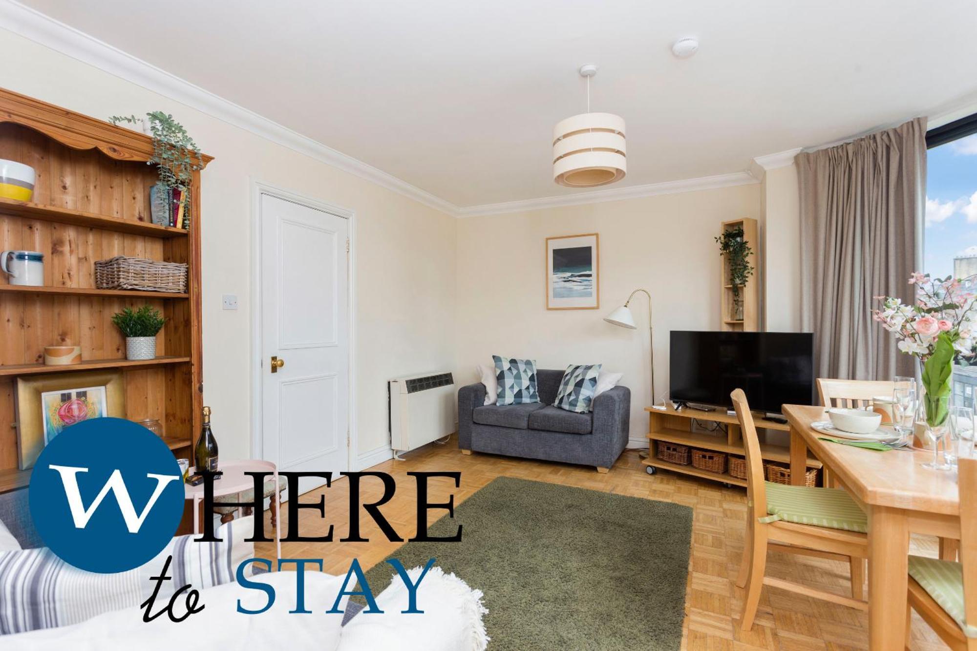 Bright 1 Bedroom Apartment-Private Parking Glasgow Exterior foto